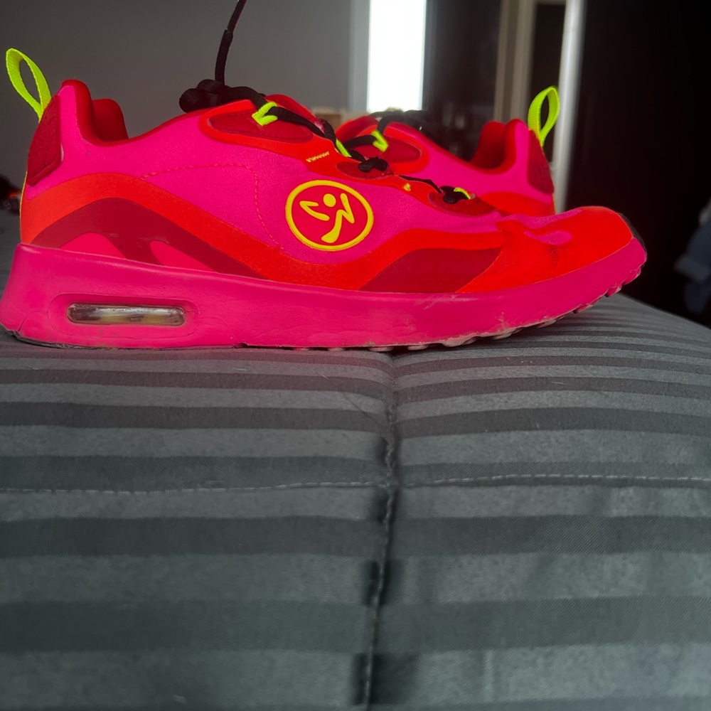 Hot pink zumba shoes size 6